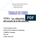 Historia de La Educación