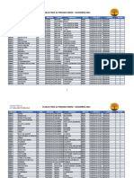 Plazas para Publicacion Periodo Enero Diciembre 2021