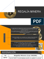 Regalias Mineras y El Aporte de La Mineria en El Pbi