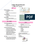 ANAPHY - Cells and Tissue (NOTES)