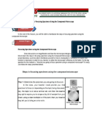 Lesson 2 - Focusing Specimen Using The Compound Microscope