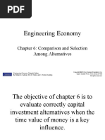 Engineering Economy: Chapter 6: Comparison and Selection Among Alternatives