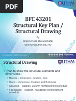 BFC 43201 Structural Key Plan / Structural Drawing: by Shahrul Niza Bin Mokhatar Shahruln@uthm - Edu.my