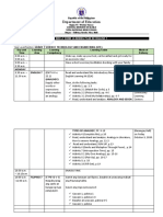 Weekly Home Learning Plan WHLP Sample