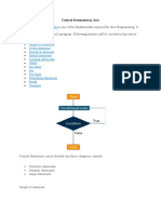 Control Statements in Java