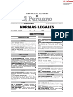 Normas Legales: Umario