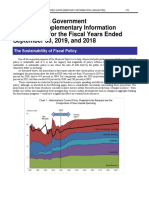 Sustainability of Fiscal Policy