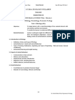 Sybsc Sem III Course VII Unit1, ETHOLOGY