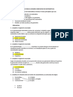 Preguntas para El Examen Complexivo Matemáticas