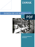 Dureza de Los Materiales