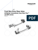 13 - 09 RO PR IE TA RY - : Front Non-Drive Steer Axles