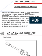 Herramientas Manuales, Aserrado y Roscas