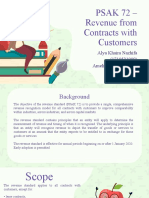 PSAK 72 - Revenue From Contracts With Customers: Alya Khaira Nazhifa (1710531009) Amelia Rahmadani P.A (1710531019)