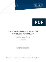 Elementos Esenciales Contrato Trabajo PDF