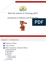 Bahir Dar Institute of Technology (BIT) Introduction To Robotics and Automation