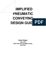 Simplified Pneumatic Conveying Design Guide: Aman Kapur