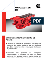 Consumo de Aceite en Motores Isx