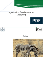 Organization Development and Leadership