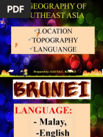 Location Topography Languange Location Topography Languange: Prepared By: DAYNA C. BALATE