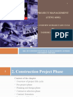 Project Management (CENG 6101) : BY Tadesse Ayalew (PHD)