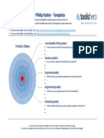 Five Product Levels by Philip Kotler - Template