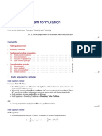 Elasticity Problem Formulation: The Game