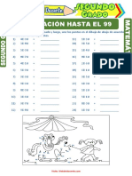 Numeración Hasta El 99 para Segundo Grado de Primaria PDF