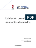 Lixiviación de Sulfuros en Medios Clorurados