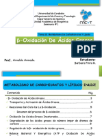 Seminario. Beta-Oxidación