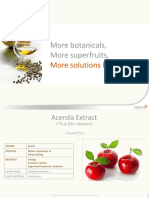 More Botanicals, More Superfruits,: More Solutions by Nexira