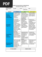 Rúbrica de Evaluación de La Expresión Oral