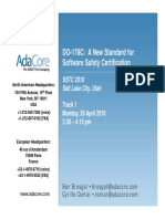 DO-178C: A New Standard For Software Safety Certification DO-178C: A New Standard For Software Safety Certification