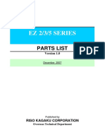 EZ 2/3/5 SERIES: Parts List