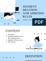 Segment Deletion and Addition Rules: Turdalieva Daria HL 2-19 A