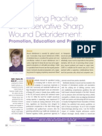 Conservative Sharp Wound Debridement