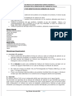 Lab 7. OBTENCION DE ACETILENO POR HIDRATACION DE CARBURO DE CALCIO. Enero 2017