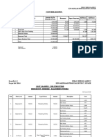 Cost Breakdown: Sno Type of Work Basement Super Structure Amount As Per Schedule of Price All Floors All Floors