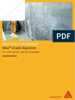 Sika Crack Injection Method Statement PDF