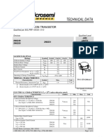 Technical Data: NPN Power Silicon Transistor