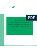 Résume Sur Le Secteur Minier Au Cameroun Exploitation Artisanale Et Mécanisée de Lor