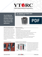 The Hytorc Nut Replaces Fasteners, Minimizes Stresses, and Covers A Wide Range of Sizes and Applications Tn-Series Hytorc Nut