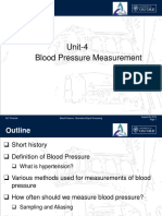 Unit-4 Blood Pressure Measurement: M F Pimentel August 26, 2019 Blood Pressure - Biomedical Signal Processing