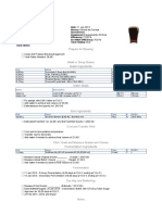 Stout OC: Mash Ingredients