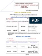 NOTICE No. 168/Dt. 17.06.2016: Indian Institute of Technology Bhubaneswar