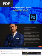 Ultimate Photoshop Training: From Beginner To Pro: WORKBOOK - Section 1