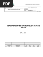 09 Especificación Paq. Vacío EPI-A-100 Rev. 0 (Bomba Vacío) 28feb10 PDF