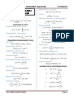 Formulario Transformada de Fourier y Laplace PDF