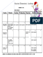 Jan. 2021 Calendar