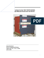 Instructions For The 15kV VCP-W 25-63ka Simple Manual Ground and Test Device