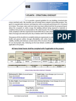 City of Atlanta - Structural Checklist: All Items Listed Herein Shall Be Complied With If Applicable To The Project